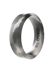 Women’s Natural Stone Modern Silicone Ring