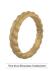 Women's Eva Shockey Twist Stackable Silicone Ring
