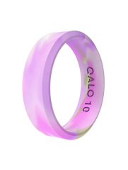 Women’s Natural Stone Modern Silicone Ring