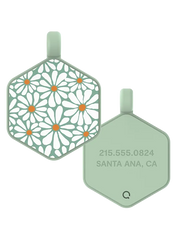 Daisy Hex Dog Tag