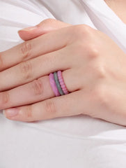 Women's Natural Stone Triple Stack