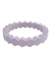 Women's Stackable Chevron Silicone Ring