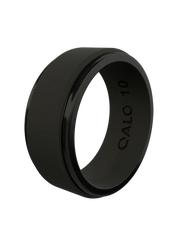 Men's Polished Step Edge Silicone Ring