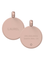 QALO Classic Round Dog ID Tag