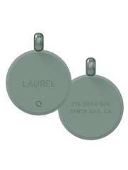 QALO Classic Round Dog ID Tag