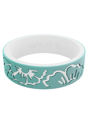 Women's Strata Hibiscus Silicone Ring