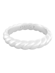 Women's Metallic Twist Stackable Silicone Ring