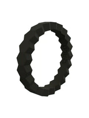 Women's Stackable Chevron Silicone Ring