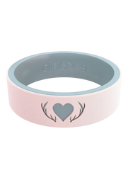 Women's Heart Antler Silicone Ring