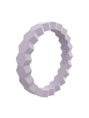 Women's Stackable Chevron Silicone Ring