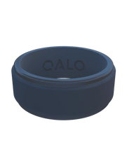 Men's Polished Step Edge Silicone Ring