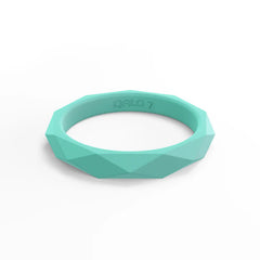 Women's Stackable Geo Silicone Ring
