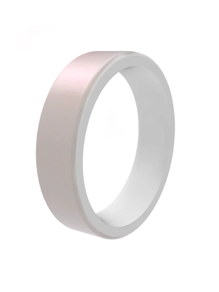 Women's Holographic Switch Reversible Silicone Ring