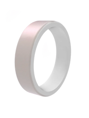 Women's Holographic Switch Reversible Silicone Ring