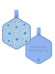 Daisy Hex Dog Tag
