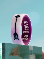 Women's Be Brave Purple Switch Ring