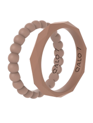 Women's Bead & Geo Double Stack
