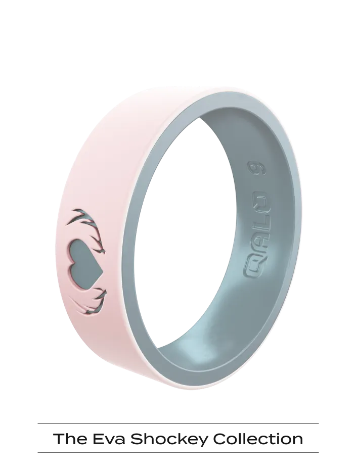 Women's Heart Antler Silicone Ring