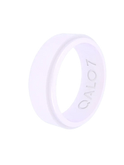 Women’s Pearl Narrow Step Edge Silicone Ring