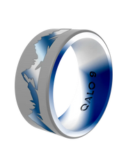 Men's Metallic Frostline Ridge Strata Ring