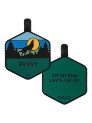 Dusk Wild One Silicone Dog ID Tag