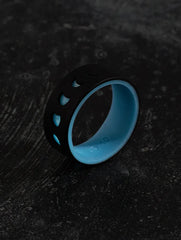 Men's Glow Moon Phases Strata Ring