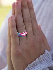 Switch Wodapalooza Tie-Dye/White Silicone Ring