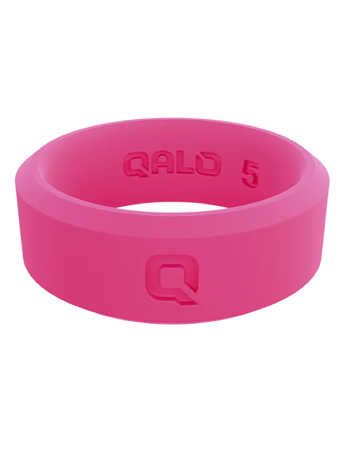 Pink Modern Silicone Ring