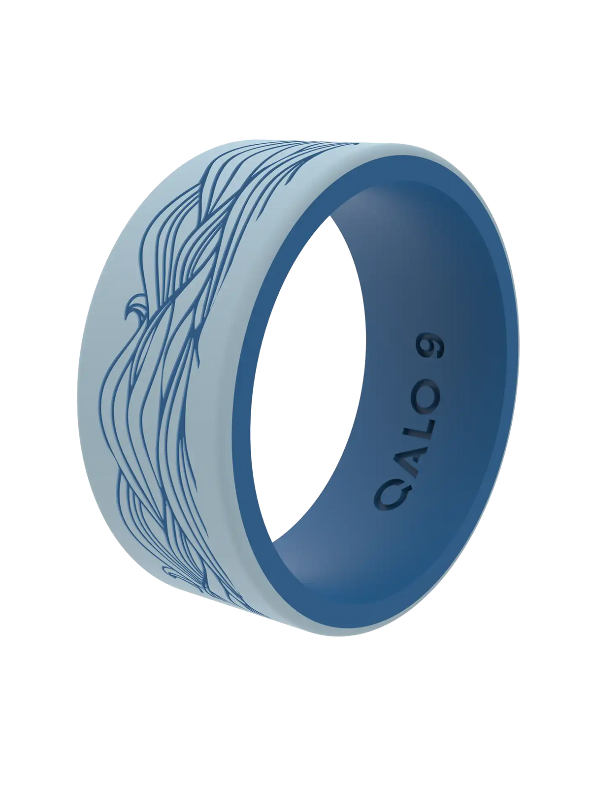 Men's Flow Waves Strata Ring