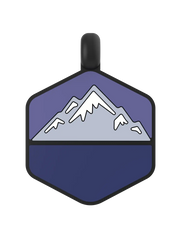 Mountain Silicone Dog ID Tag